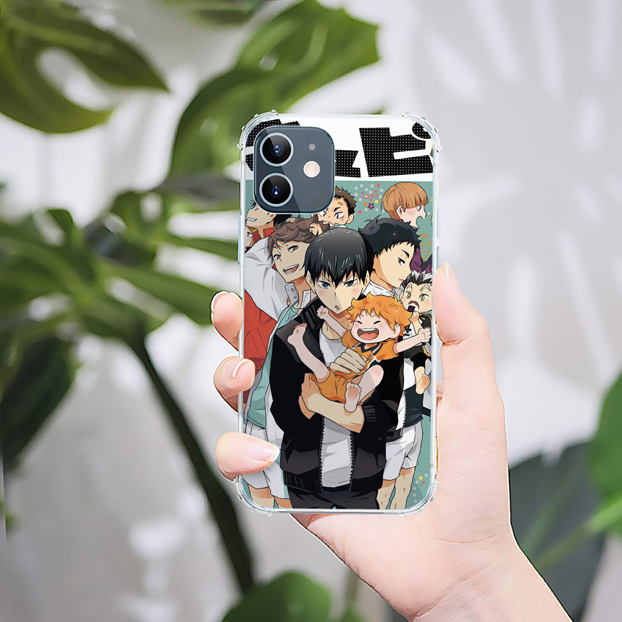 （画像用） ハイキュー!! Haikyu!! 【iPhone 12シリーズ対応】透明スマホケース（クリアソフトケース）